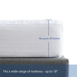 Swift Home Hypoallergenic Waterproof Mattress Protector -travel pillow shop 5097180 ALT5