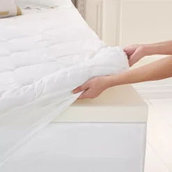 Serta 4" Layered Luxury Mattress Topper -travel pillow shop 5118299 ALT2