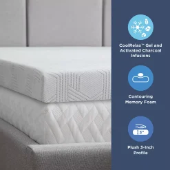 Dr. Oz Good Life 3-Inch Memory Foam Mattress Topper -travel pillow shop 5128277 ALT4