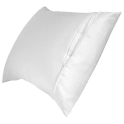 Sealy Satin With Aloe Zipper Pillow Protector -travel pillow shop 5152412 ALT2