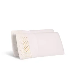 ELuxury Standard Medium Density Natural Latex Foam Pillow 2-pack Set