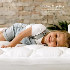 ELuxury Plush Rayon From Bamboo Crib/Toddler Mattress Pad -travel pillow shop 5271202 ALT4