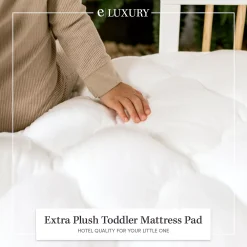 ELuxury Plush Crib/Toddler Mattress Pad -travel pillow shop 5271203 ALT