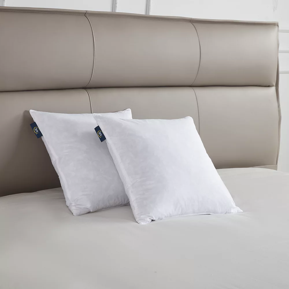 Serta Decorative Medium Firm 2-pack Feather Pillow Insert 4 Serta Decorative Medium Firm 2-pack Feather Pillow Insert - Image 2