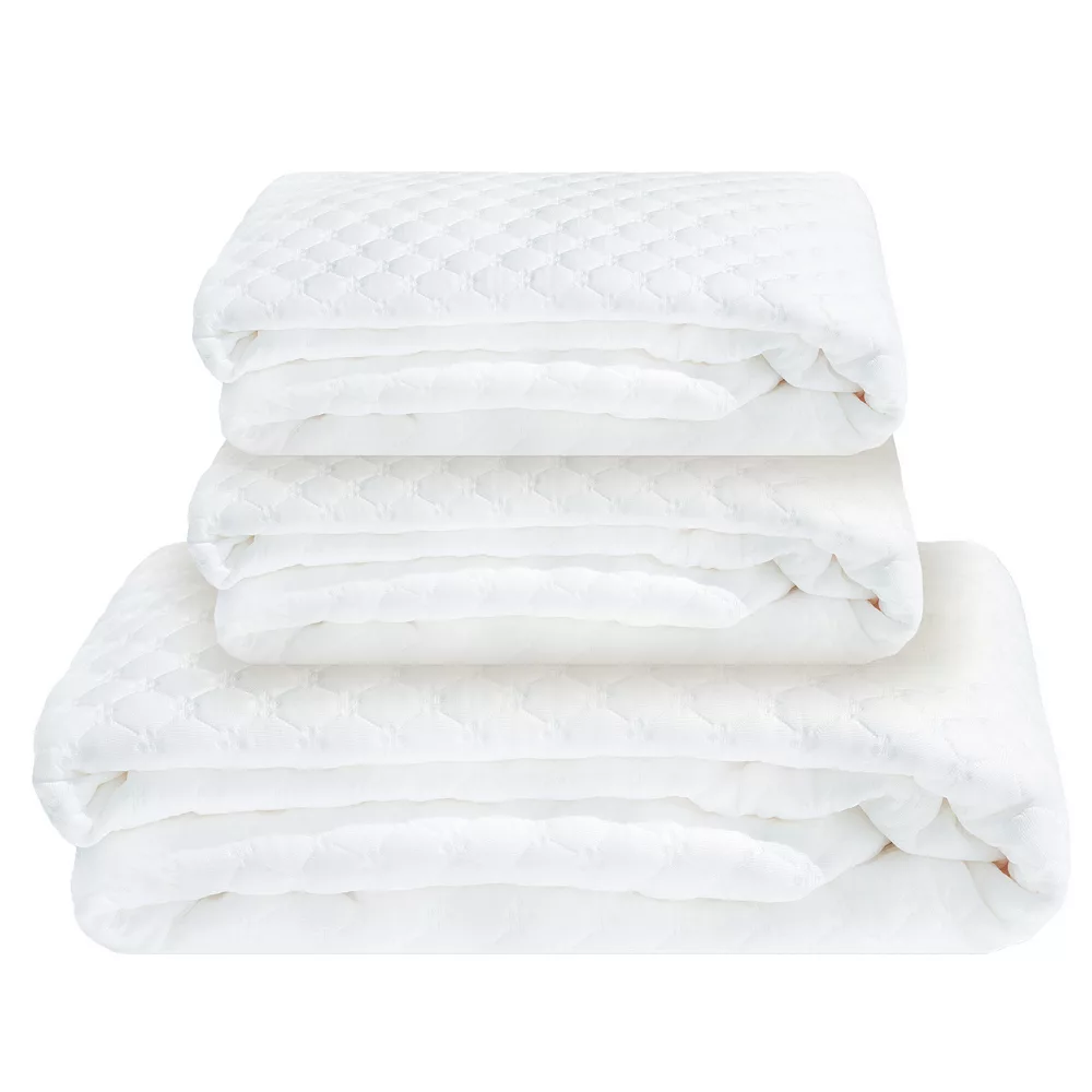 YORKSHIRE HOME Hastings Home 3-piece Mattress & Pillow Protector Set 3 YORKSHIRE HOME Hastings Home 3-piece Mattress & Pillow Protector Set