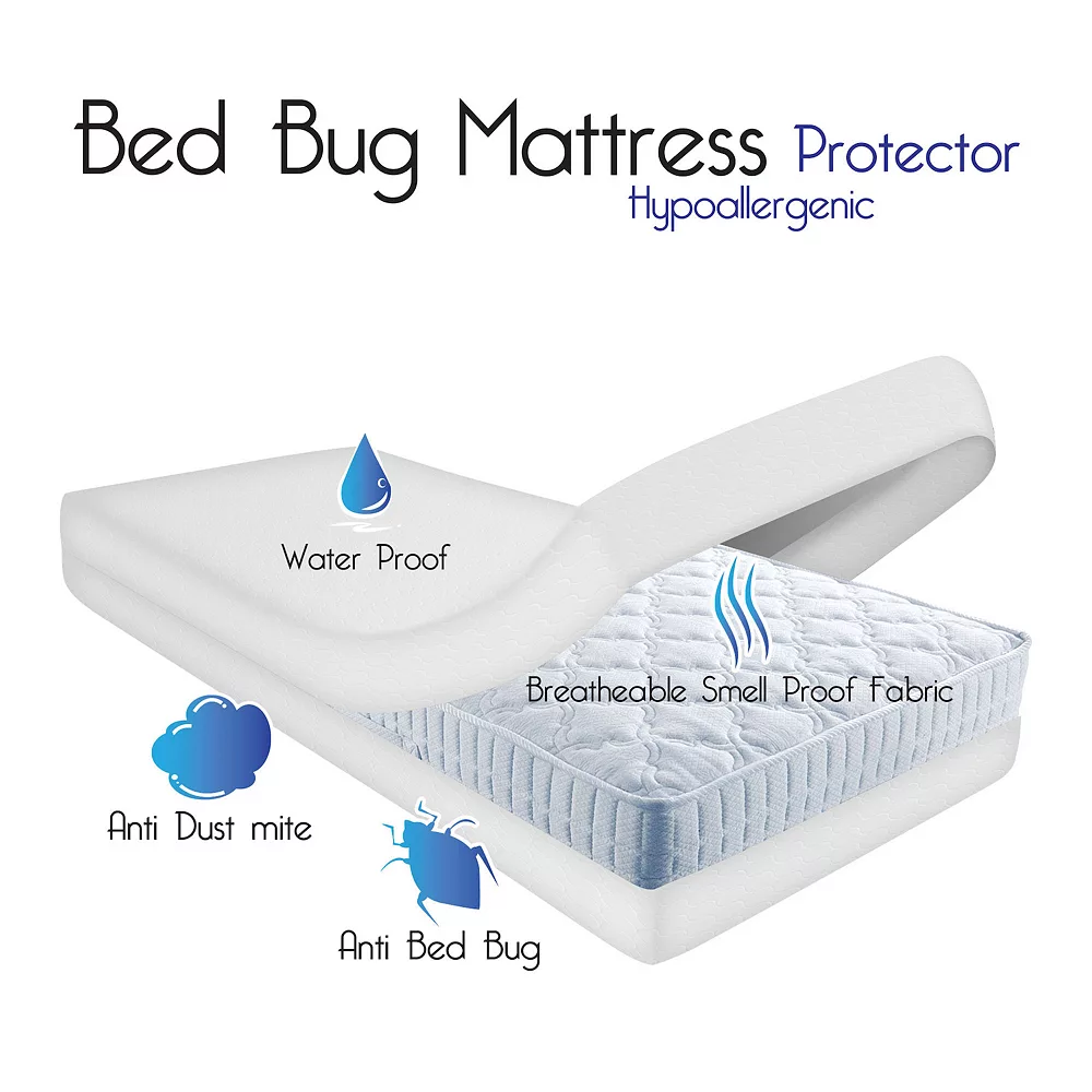 YORKSHIRE HOME Hastings Home 3-piece Mattress & Pillow Protector Set 5 YORKSHIRE HOME Hastings Home 3-piece Mattress & Pillow Protector Set - Image 3