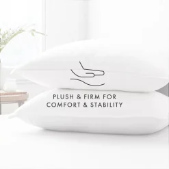 Home Collection 2-pack Plush Down Alternative Gel Fiber Pillows -travel pillow shop 5498445 ALT7