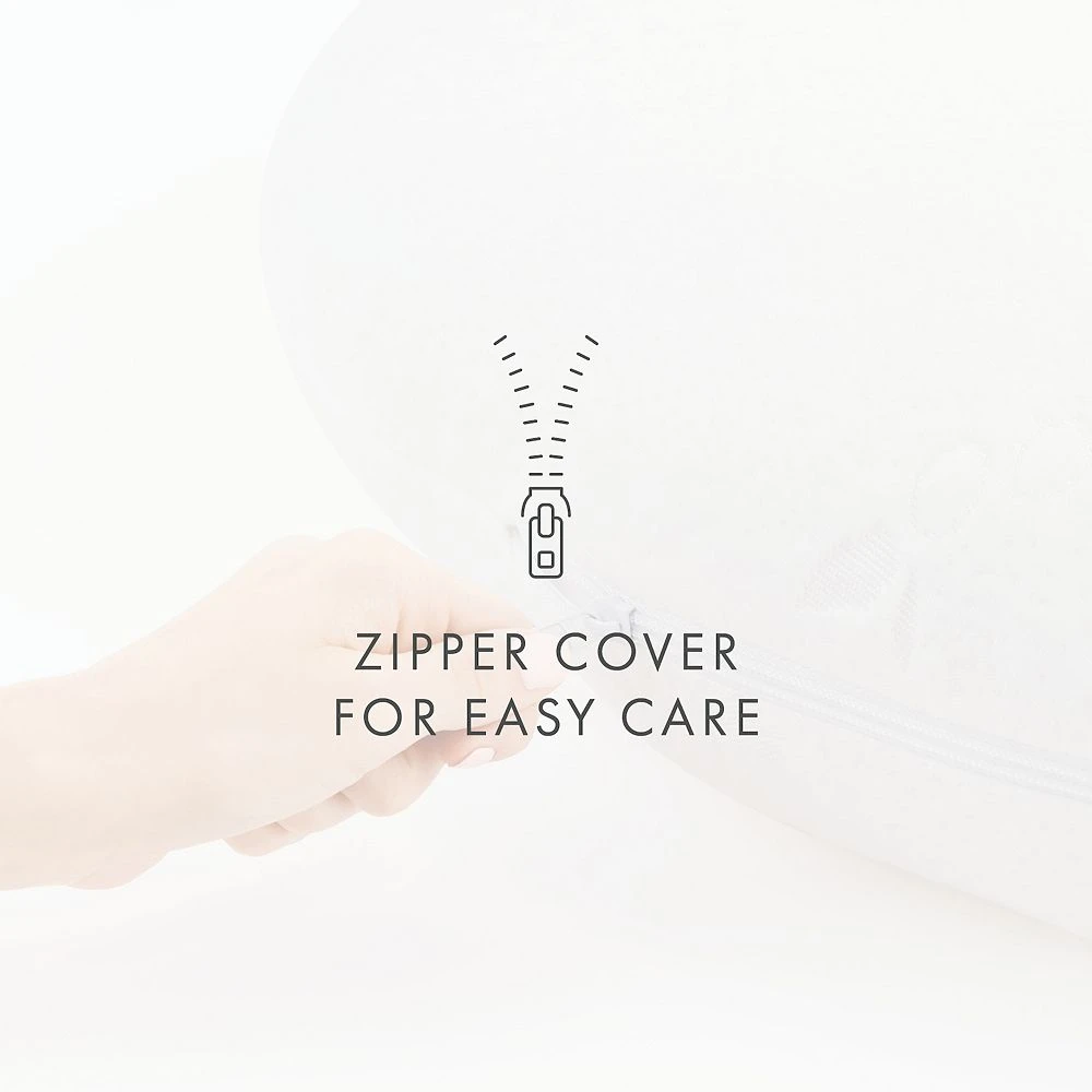 Home Collection Premium Rayon From Bamboo Cover Pregnancy Pillow 8 Home Collection Premium Rayon From Bamboo Cover Pregnancy Pillow - Image 6