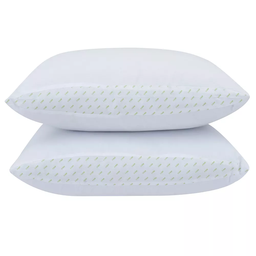 BIG VALUE 200 Thread Count Cotton Firm Support 2-pack Pillow Set 3 BIG VALUE 200 Thread Count Cotton Firm Support 2-pack Pillow Set