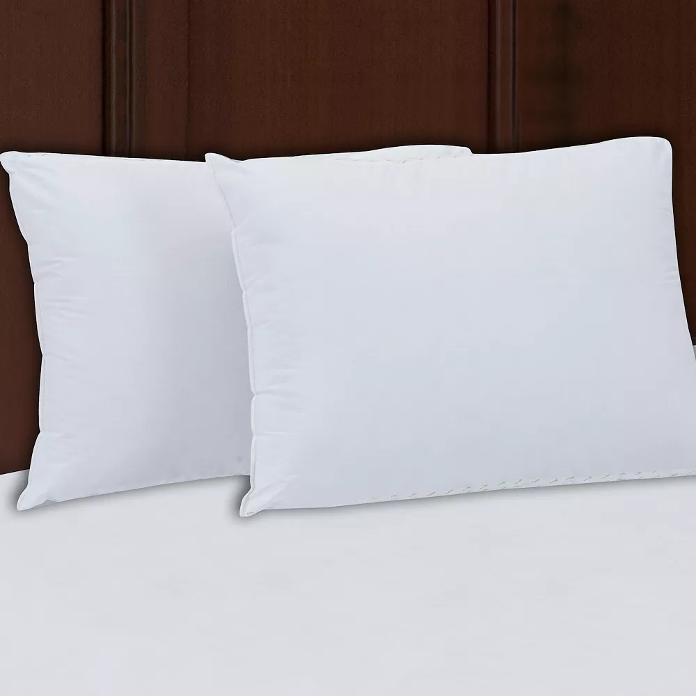BIG VALUE 200 Thread Count Cotton Firm Support 2-pack Pillow Set 4 BIG VALUE 200 Thread Count Cotton Firm Support 2-pack Pillow Set - Image 2