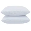 BIG VALUE 200 Thread Count Cotton Extra Firm Support 2-pack Pillow Set -travel pillow shop 5505637