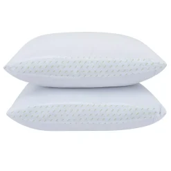 BIG VALUE 200 Thread Count Medium Support 2-pack Pillow Set