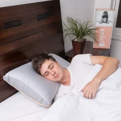 Solid8 Graphene Down-Alternative Pillow With Allergen Barrier -travel pillow shop 5515282 ALT