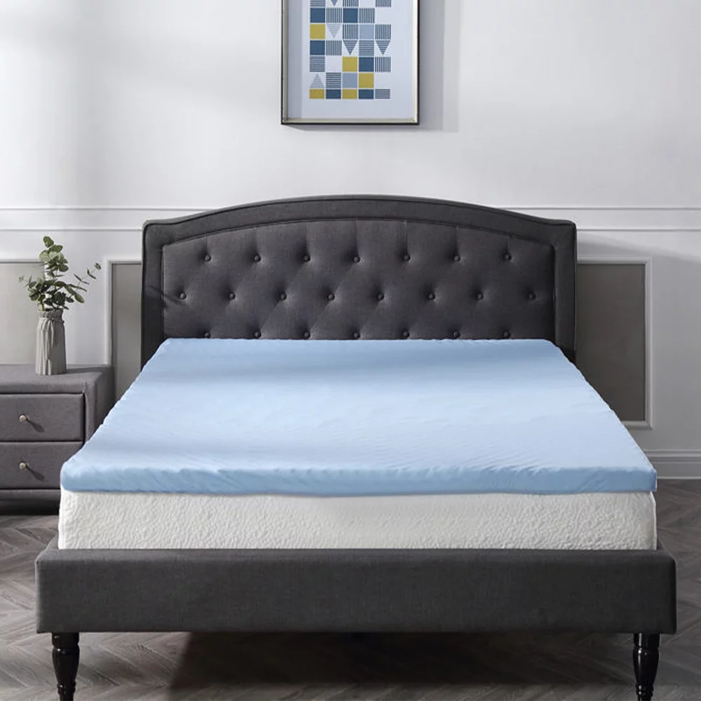 Classic Brands Cool Cloud 3 Inch Memory Foam Mattress Topper With Cover, Queen 5 Classic Brands Cool Cloud 3 Inch Memory Foam Mattress Topper With Cover, Queen - Image 3