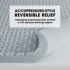 Dream Serenity Cool Point 2" Memory Foam Mattress Topper -travel pillow shop 5913040 ALT2