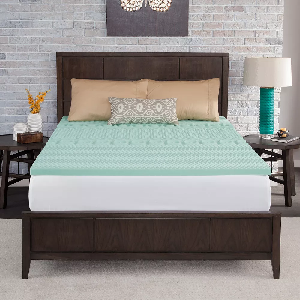 Dream Serenity EcoZone 1.5" Memory Foam Mattress Topper 4 Dream Serenity EcoZone 1.5" Memory Foam Mattress Topper - Image 2
