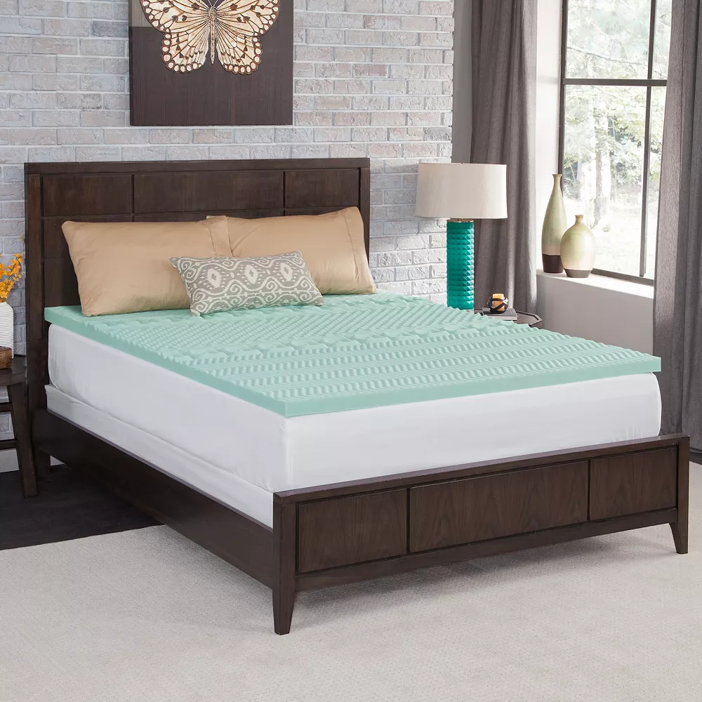 Dream Serenity EcoZone 1.5" Memory Foam Mattress Topper 6 Dream Serenity EcoZone 1.5" Memory Foam Mattress Topper - Image 4