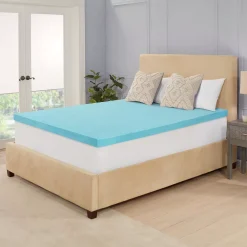 Ecossentials 3" Memory Foam Mattress Topper -travel pillow shop 5931051 ALT2