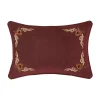 Royal Court Montecito Red Boudoir Decorative Throw Pillow -travel pillow shop 5997590