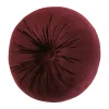 Royal Court Montecito Red Tufted Round Decorative Throw Pillow 1 Royal Court Montecito Red Tufted Round Decorative Throw Pillow -travel pillow shop 5997593