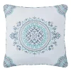 Royal Court Afton Blue Square Decorative Throw Pillow 1 Royal Court Afton Blue Square Decorative Throw Pillow -travel pillow shop 5997594