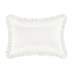 Royal Court Spring Garden White Boudoir Embellished Decorative Throw Pillow -travel pillow shop 5997599 ALT6