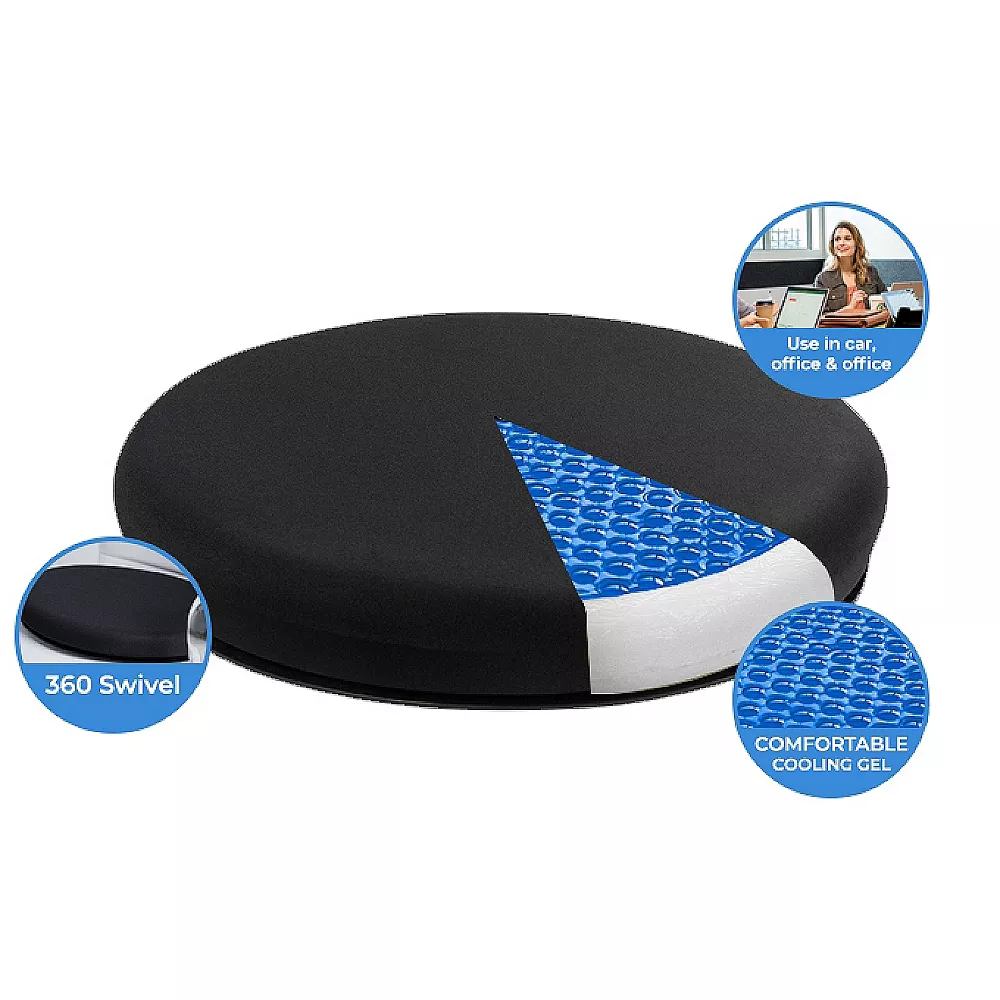 Doctor Pillow Dr. Pillow 360 Swivel Gel Comfort Pillow 4 Doctor Pillow Dr. Pillow 360 Swivel Gel Comfort Pillow - Image 2