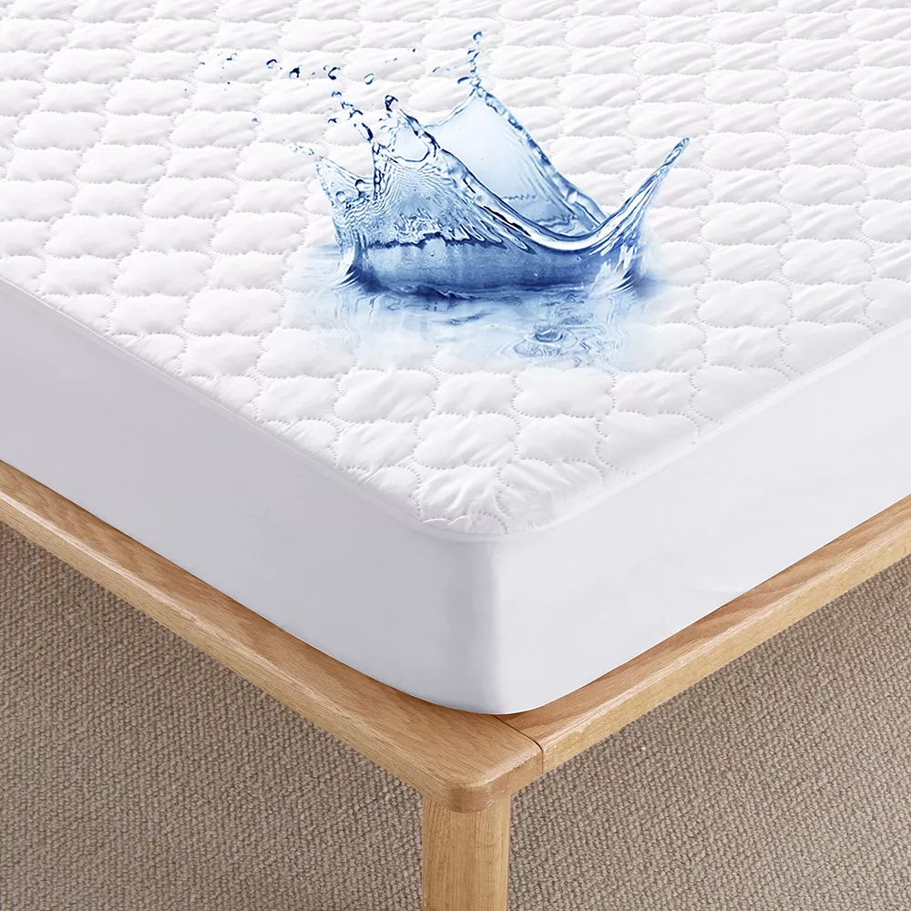 Unikome Waterproof Fitted Mattress Protector Wave Quilted 18-Inch Deep, Full 5 Unikome Waterproof Fitted Mattress Protector Wave Quilted 18-Inch Deep, Full - Image 3