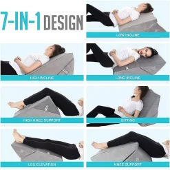 Doctor Pillow Dr. Pillow 11 In 1 Flip A Pedic Pillow -travel pillow shop 6124523 ALT3