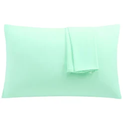 PiccoCasa 1800 Microfiber Breathable Zippered Pillowcases Set Of 2 Standard(20"x26")