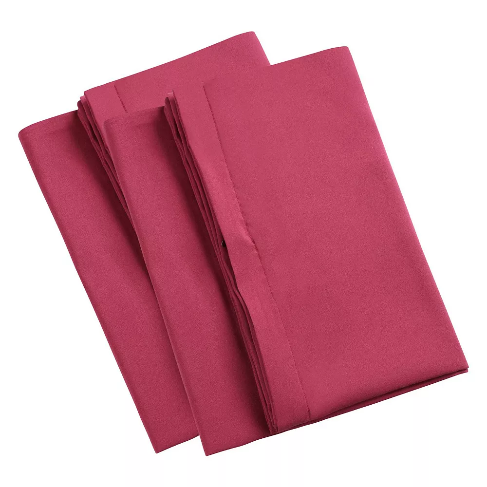 PiccoCasa 1800 Microfiber Breathable Zippered Pillowcases Set Of 2 Queen(20"x30") 4 PiccoCasa 1800 Microfiber Breathable Zippered Pillowcases Set Of 2 Queen(20"x30") - Image 2