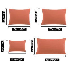 PiccoCasa 1800 Microfiber Breathable Zippered Pillowcases Set Of 2 Queen(20"x30") 9 PiccoCasa 1800 Microfiber Breathable Zippered Pillowcases Set Of 2 Queen(20"x30") -travel pillow shop 6143335 ALT3