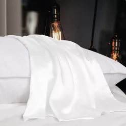 PiccoCasa 100% Mulberry Silk Standard Size Pillowcase For Home, 20" X 26" -travel pillow shop 6149941 ALT