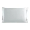 PiccoCasa 100% Mulberry Silk Standard Size Pillowcase For Home, 20" X 26" -travel pillow shop 6149941 Grey