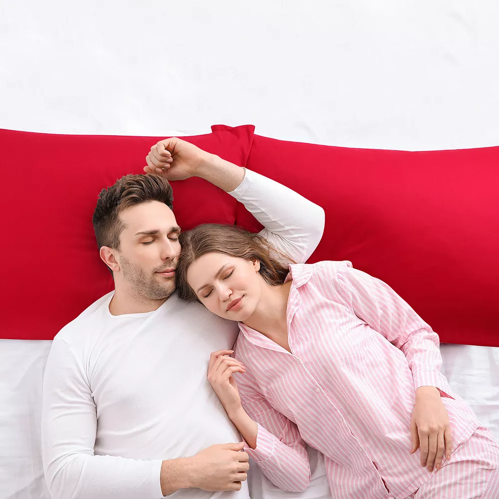 PiccoCasa Egyptian Cotton Pillow Cases Hidden Zipper 2 Pack Standard(20"x26") 4 PiccoCasa Egyptian Cotton Pillow Cases Hidden Zipper 2 Pack Standard(20"x26") - Image 2