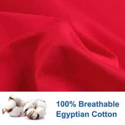 PiccoCasa Egyptian Cotton Pillow Cases Hidden Zipper 2 Pack Standard(20"x26") 9 PiccoCasa Egyptian Cotton Pillow Cases Hidden Zipper 2 Pack Standard(20"x26") -travel pillow shop 6172727 ALT3