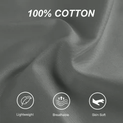 PiccoCasa Pillow Cases Zipper Covers Egyptian Cotton For Hair And Skin (20"x48") 9 PiccoCasa Pillow Cases Zipper Covers Egyptian Cotton For Hair And Skin (20"x48") -travel pillow shop 6172746 ALT3