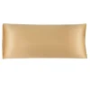PiccoCasa Satin Body Pillow Cover Long Silky Cooling For Hair Skin Body 20"x48" 1 PiccoCasa Satin Body Pillow Cover Long Silky Cooling For Hair Skin Body 20"x48" -travel pillow shop 6172751 Gold