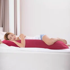 PiccoCasa Zippered Body Pillow Case Cover Soft Microfiber Style Body 20"x72" -travel pillow shop 6172757 ALT3