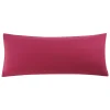 PiccoCasa Zippered Body Pillow Case Cover Soft Microfiber Style Body 20"x72" -travel pillow shop 6172757 Wine