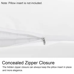 PiccoCasa Zippered Body Pillow Case Cover Soft Microfiber Style Body(20"x54") -travel pillow shop 6172760 ALT3