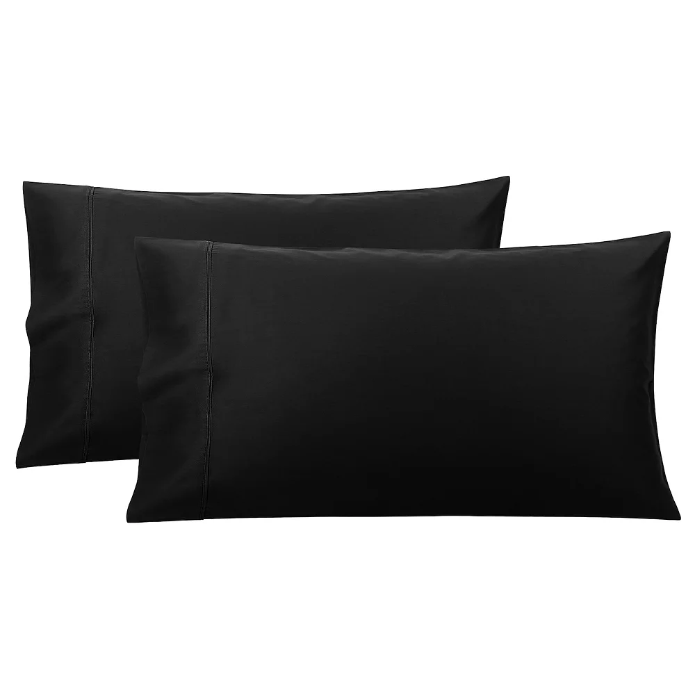 PiccoCasa Set Of 2 Soft Cotton Pillow Covers With Envelope Queen(20"x30") 3 PiccoCasa Set Of 2 Soft Cotton Pillow Covers With Envelope Queen(20"x30")