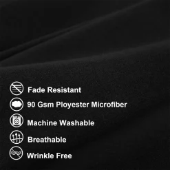 PiccoCasa 2pcs Bolster Soft 1800 Microfiber Support Cushion Body Pillow Covers Body(20"x48") -travel pillow shop 6174475 ALT3