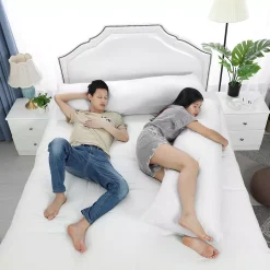 PiccoCasa 2pcs Bolster Soft 1800 Microfiber Support Cushion Body Pillow Covers Body(20"x54") 8 PiccoCasa 2pcs Bolster Soft 1800 Microfiber Support Cushion Body Pillow Covers Body(20"x54") -travel pillow shop 6174483 ALT2