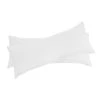 PiccoCasa 2pcs Bolster Soft 1800 Microfiber Support Cushion Body Pillow Covers Body(20"x54") -travel pillow shop 6174483 Snow White