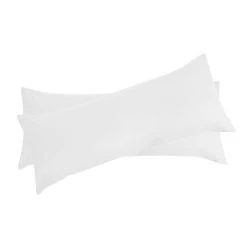 PiccoCasa 2pcs Bolster Soft 1800 Microfiber Support Cushion Body Pillow Covers Body(20"x54")