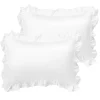PiccoCasa 2PCS Satin Silk Pillow Cases Cover Housewife Cushion King(20"x36") 1 PiccoCasa 2PCS Satin Silk Pillow Cases Cover Housewife Cushion King(20"x36") -travel pillow shop 6174484