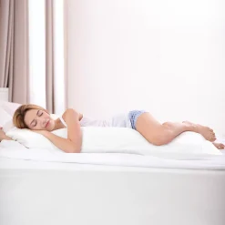 PiccoCasa Body Pillowcase Soft Cotton 1PC With Zipper Closure 20"x55" -travel pillow shop 6174486 ALT