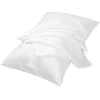 PiccoCasa 2pcs Microfiber, No Wrinkle, Pillow Cases King 20"x36" -travel pillow shop 6174499 Snow White