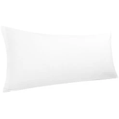 PiccoCasa Pillow Cases Zipper Covers Egyptian Cotton For Hair And Skin (20"x72")